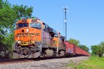 BNSF 7337 Herzog Ballast Train